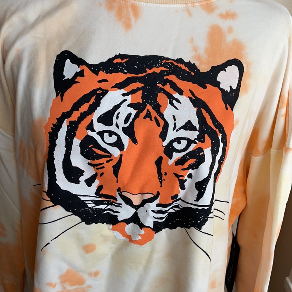 Wildfox La TigreTiger Tie Dye Roadtrip Sweatshirt - Picture 6 of 7